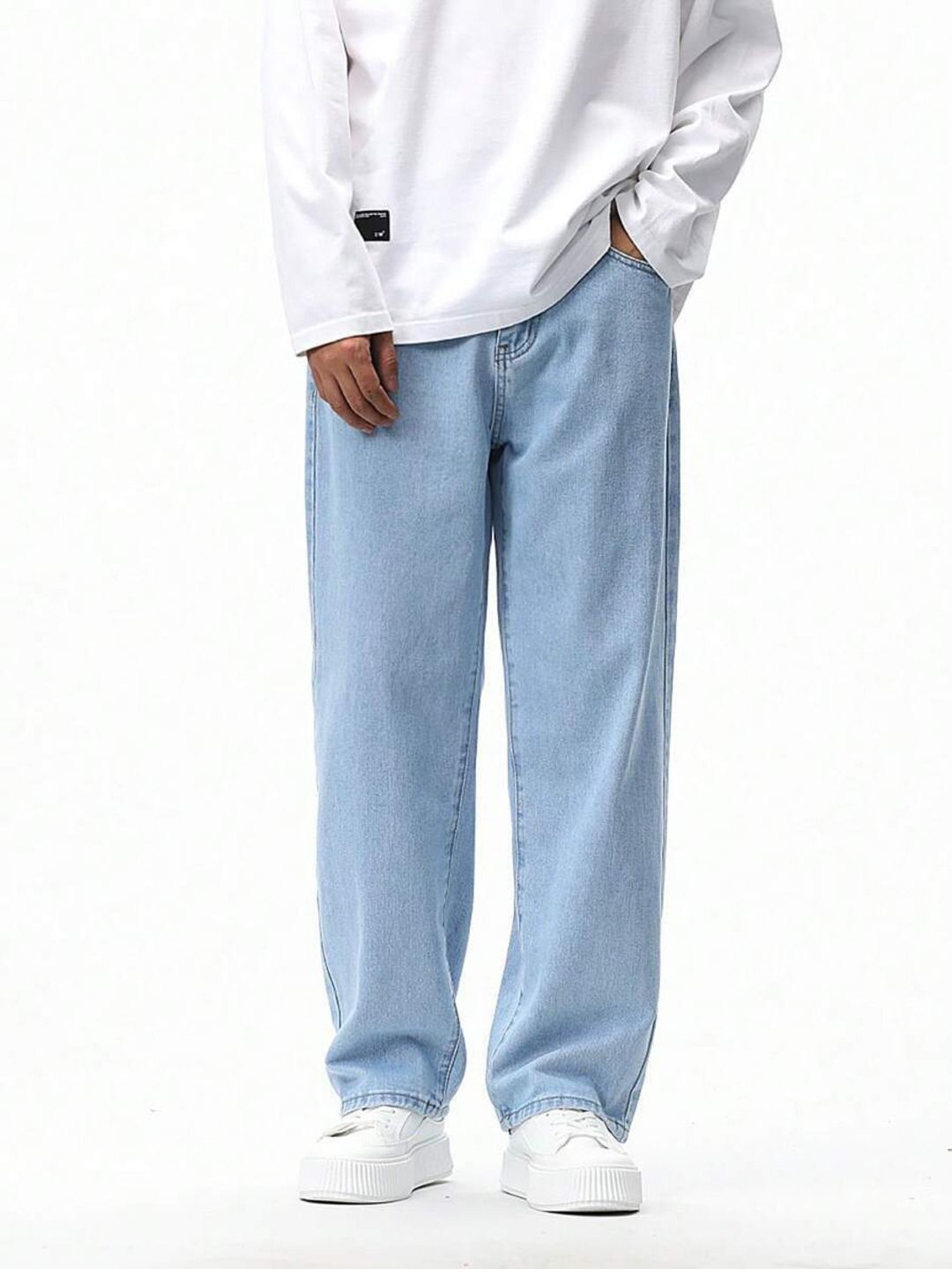 Black Regular Fit Long Coat-COAT01 for Men | Wool Blend Coat for Casual & Semi-formal